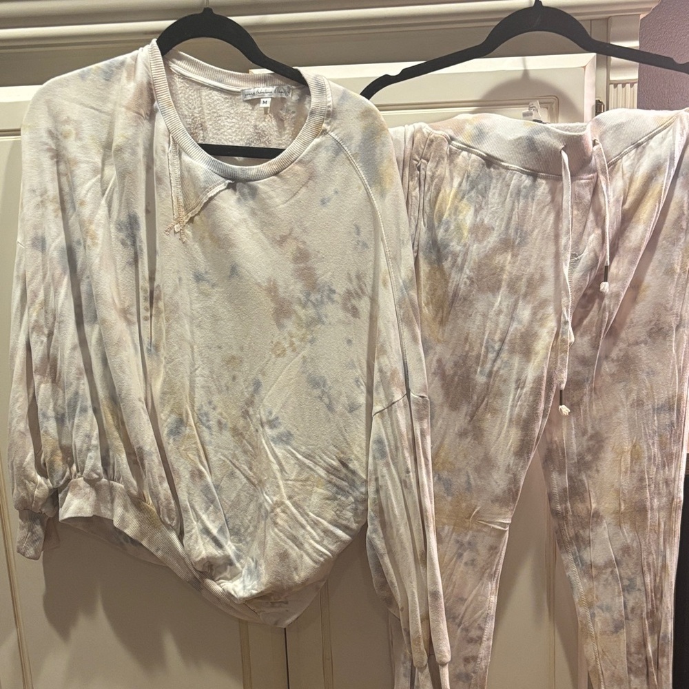 Young Fabulous & Broke Tie-Dye Lounge Set please send offer